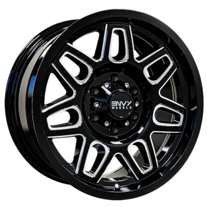 Envy Wheels – ET2 – Black – 18″x9″ 18mm – Summer Wheels – 222BM-V2U18613910618